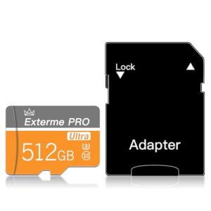 512GB Micro SD Card Memory Card Memory Card Class 10 High Speed Ultra Micro SDXC For Smartphone/PC/Computer/Camera/Drone