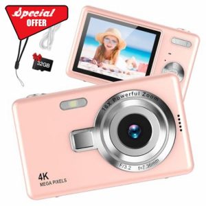 Digital Camera 1080P FHD 44MP with 2.4" LCD Screen