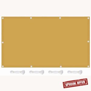 Amunpitic Sun Shade Sail Rectangle 1.7x1.7m