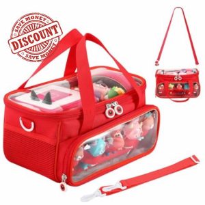 Carrying Case For Toniebox | Carry Case | Storage Carrier Bag For Tonie Characters With Shoulder Strap And Handle | Travel Carrying Bag | Home Outdoor Hand Bag For Tonie Audio Player And Dolls