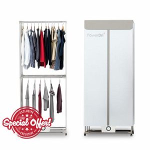 Electric Clothes Dryer 15kg Indoor Wet Laundry Warm Air Drying PowerDri (Lucent White)            [Energy Class A++]