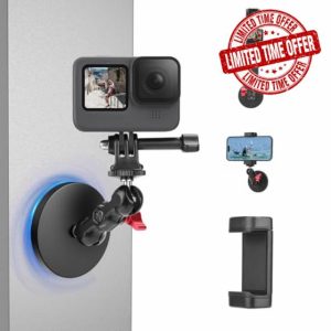 Flymile Magnetic Camera Mount Base for DJI Osmo Action 5 Pro 4 3/Pocket 3
