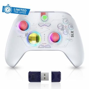 EasySMX Wireless PC Controller Bluetooth Game Controller X15 Gamepad