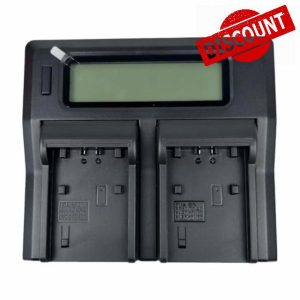 Dual LCD Camera Battery Quick Charger for NP-FV50 FV70 FV100 which for FDR-AX700 PXW-Z90V HXR-NX80 HDR-CX675B CX560 CX900 PJ540 PJ670B PJ810 FDR-AX33 AX53 AX100 NEX-VG10 VG20 VG30 VG9