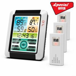 HOHOVYVY Wireless Weather Station with Outdoor Sensor