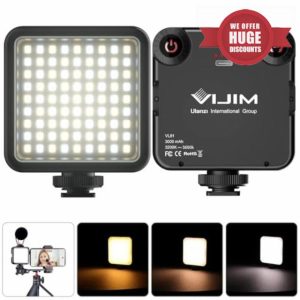 Camera Light Colour temperature Video Light LED Camera lighting for photography with Cold Shoe Softer Portable Light Adjustable Brightness