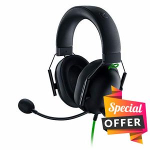 Razer BlackShark V2 X Wired Gaming On Ear Headset - Black|7.1 Surround Sound-50mm Drivers-Memory Foam Cushion-for PC