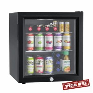 DMD® | Deluxe50 – Glass Mini Fridge