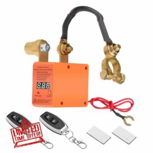 GEARCELL Wireless Remote Control Car Isolator Switch