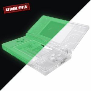 eXtremeRate Glow in Dark - Green Replacement Full Housing Shell for Nintendo DS Lite