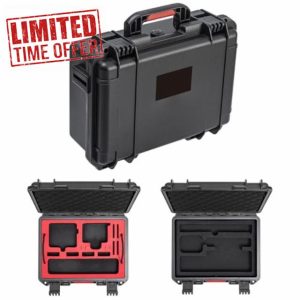 LICHIFIT Waterproof Hard Case for Insta360 Ace/Ace Pro Sports Camera Double Layer Carrying Case Suitcase Organizer Box Travel Storage Shell
