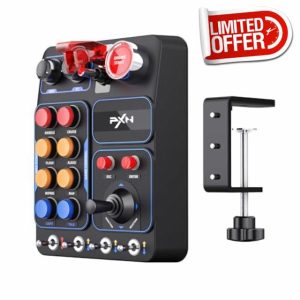 PXN CB1 Control Box for Euro Truck Simulator and American Truck Simulator Customizable RGB lighting with high flexibility