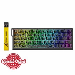 ATTACK SHARK X68 HE 8000Hz Rapid Trigger Keyboard