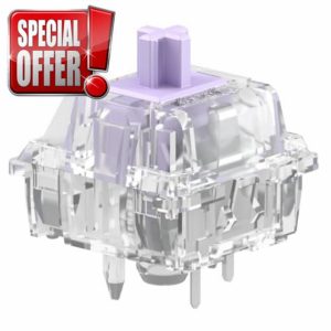 GLORIOUS Gaming Mako Ultralight Switches (110 PCS) Tactile Switches for Gaming and Typing