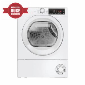 Hoover H-DRY 350 HREC9TE 9KG Condenser Freestanding Aquavision Tumble Dryer with Inside Water Container - B Energy Rating - Digital Display - Start Delay - 14 Programmes - H 850 x W 600 x D 595 (MM)            [Energy Class B]