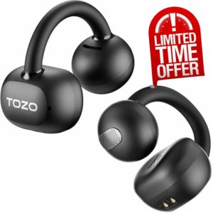TOZO OpenEarRing Open Ear Headphones
