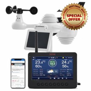 VEVOR 7-in-1 Wi-Fi Weather Station