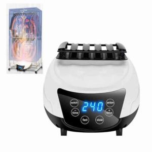 Gziztx Electric Clothes Dryer Indoor 1500W Portable Clothes Dryer with Remote Control & 240 Min Timing