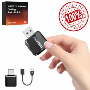 Vaacaa Wireless CarPlay Adapter and Android Auto Adapter (2-in-1) for UK