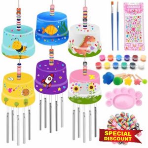 3 Pack Make A Wind Chime Kits - DIY Arts Crafts Making Kit
