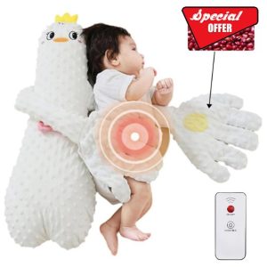 Qingsi Heatable Baby Patter 24in Baby Patter for Sleep Baby Startle Prevention Sleep Aid Companion Sleeping Buddy for Baby Baby Patting Sleeping Toy Baby Butt Patter for Sleep
