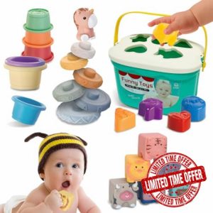 4 in 1 Montessori Toys for Babie 6 Months - 3 Year Old