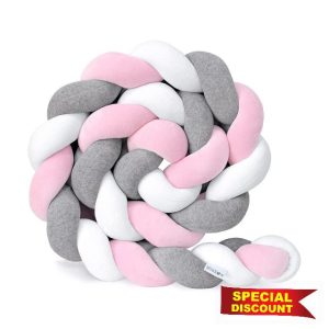 Braided Cot Bumper Braided Pillows Knotted