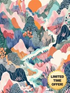 Mountain Peak Paint by Numbers for Adults Art Painting by Numbers Hobbies for Women Gifts