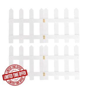 Christmas Wooden Picket Fence