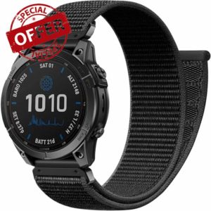 Upeak 22mm QuickFit Watch Strap Compatible with Garmin Fenix 7 Strap/7 Pro/6/6 Pro Strap/Fenix 8 47mm5/5 Plus
