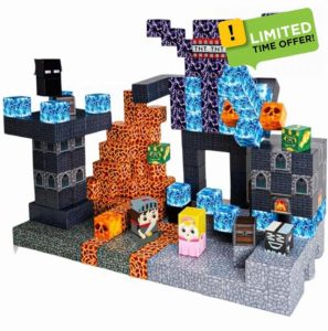 MagnaCraft Magnetic Blocks - 100PCS Magnetic Dark Mechanical Guardian Castle Set - Magnetic Toys for Montessori Toddler Christmas Birthday Gifts - STEM Sensory Toys for 3 4 5 6 7 8 9 10 Year Old Boys