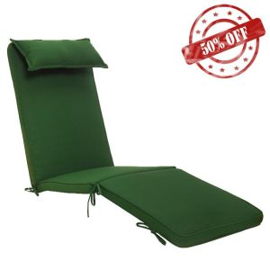 Garden Steamer Sunlounger Cushion Outdoor Waterproof SunLounger Cushions for Steamer Recliner Sun Lounger Pad Hypoallergenic Patio Furniture Sunbed Cushions