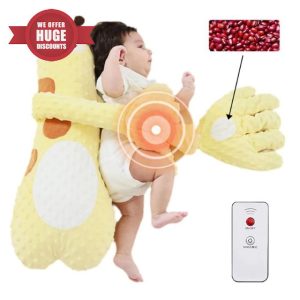 Qingsi Heatable Baby Patter 24in Baby Patter for Sleep Baby Startle Prevention Sleep Aid Companion Sleeping Buddy for Baby Baby Patting Sleeping Toy Baby Butt Patter for Sleep