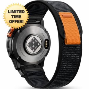 Easuny 26mm Strap Compatible with Garmin Fenix 6X Pro Strap/Fenix 6X/Fenix 7X/Fenix 7X Pro/Fenix 8 51mm/Fenix 5X/Plus Strap