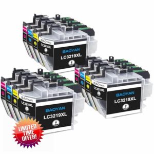 BAOYAN LC3219XL Ink Cartridges Brother Multipack Repalcement for Brother LC3219XL LC3217 Compatible for MFC-J6930DW MFC-J5335DW MFC-J6530DW MFC-J5330DW MFC-J5730DW MFC-J6935DW MFC-J5930DW(12 Pack)