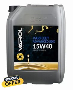 Varol Lubricants - Varfleet Advanced SDX 15w40-20L (1PC) - ACEA E7 - Fleet Engine Oil