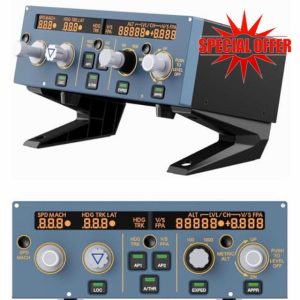 Obokidly WINGFLEX A320 FCU CUBE Flight Control;Flight Panel Game Simulator Unit A320 Supports for X-Plane MSFS2020 Real Aircraft Feel; PC Compatibility for Flight Sim Enthusiasts Control Unit (Black)