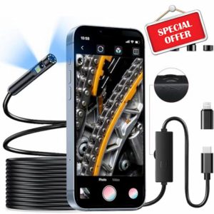 Dual Lens Endoscope Inspection Camera