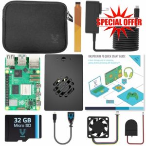 Vilros Raspberry Pi 5 (8GB) Starter Kit with Passive Aluminum + Active Cooling Box
