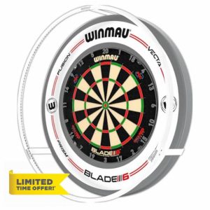 WINMAU Plasma Dartboard Light Range - Original Black Plasma Light | Plasma Ice White Light | Bundle Options with Surrounds