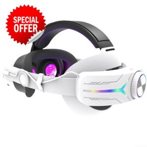 Oniissy Battery Head Strap for Meta For Quest 3 | Fast Charging & Comfort | Extend Playtime