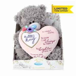 Me To You Bear 9" Big Hugs Padded Heart