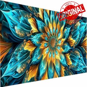 Flowers Paint by Numbers for Adults with Frame Flowers Paint by Numbers with Paint Brushes and Acrylic Paint by Numbers Kits