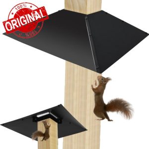 Metal Squirrel Baffle for 4X4 Post