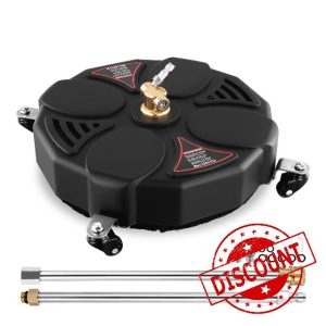 13" Pressure Washer Surface Cleaner with 4 Wheels