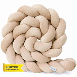 ENAZKLADB Braided Cot Bumper