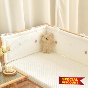 Aocase Cot Bumpers For Cot Bed Baby Cot Bumpers Breathable Cot Bumper Cot Bumper Padded Padded Cot Bumper Cot Side Protectors Cot Bumpers For Cot Bed Padded Cot Mesh Bumpers Crib Bumpe