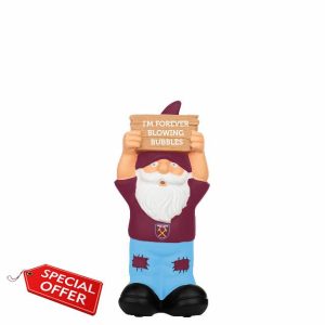FOCO Officially Licensed West Ham United FC Slogan Sign Football Garden Gnome