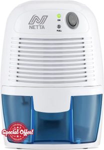 NETTA Dehumidifier 500ml Mini Air Dehumidifier for Damp