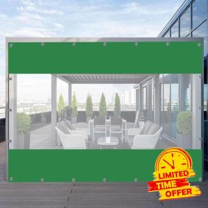 DZHTUF PVC Heavy Duty Waterproof Side Panels
